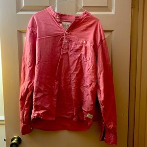 Hollister 1/4 button up shirt